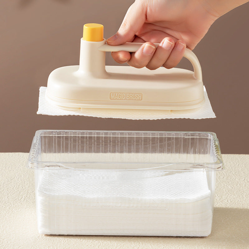 Magic Disposable Cleaning Brush with 50 Refills – Effortless Dusting & Deep Cleaning