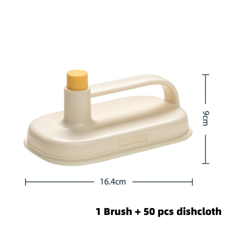 Magic Disposable Cleaning Brush with 50 Refills – Effortless Dusting & Deep Cleaning